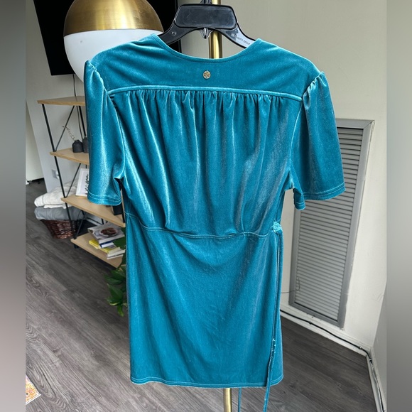 Billabong Velvet Mini Wrap Dress - Picture 5 of 6